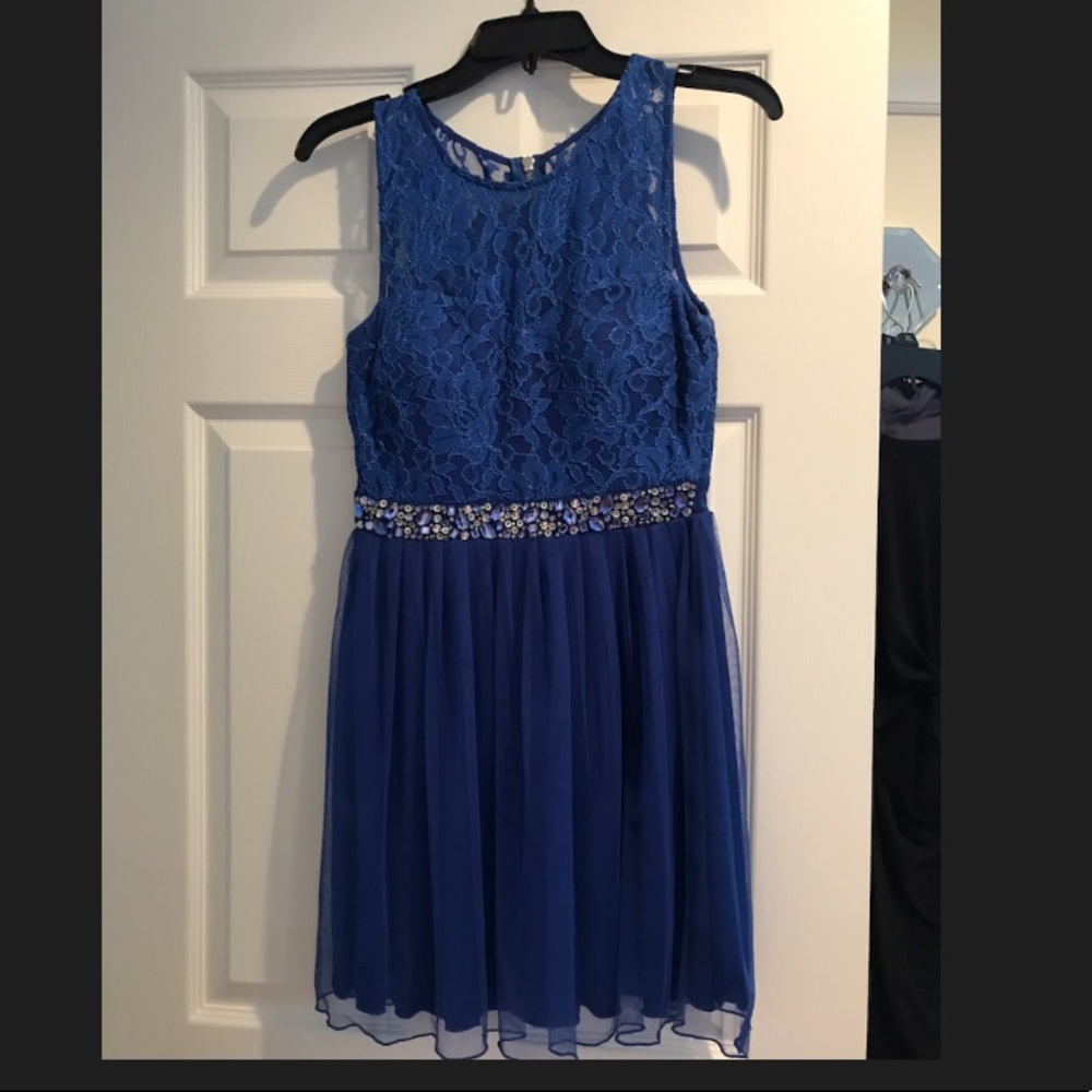 Royal blue semi formal/formal dress